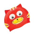 Water Gear Red Cat Silicone Swim Cap