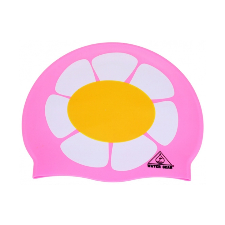 Water Gear Flower Silicone Swim Cap product image