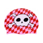 Water Gear Skull Silicone Swim Cap