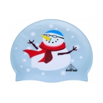 Water Gear Snowman Silicone Swim Cap