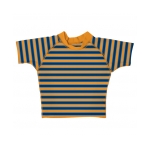 i play Short Sleeve Stripe Rashguard