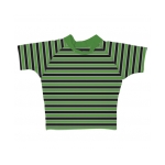i play Short Sleeve Stripe Rashguard