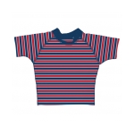 i play Short Sleeve Stripe Rashguard