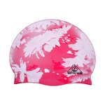Water Gear Pink Flower Silicone Swim Cap