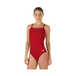 Speedo Solid Polyester Flyback Female