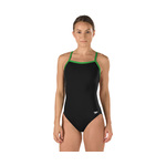Speedo Solid Polyester Flyback Female