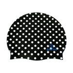 Water Gear Polka Dot Graphic Silicone Swim Cap