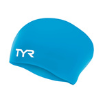 Tyr Long Hair Swim Cap WRINKLE-FREE Junior