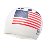 Tyr USA Latex Swim Cap