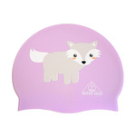 Water Gear Fox Graphic Silicone Swim Cap