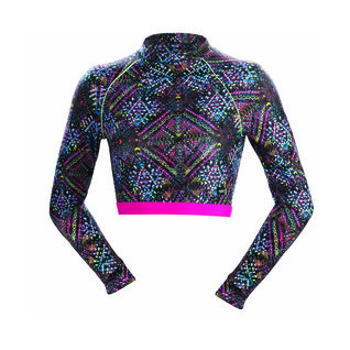 Dolfin Uglies Rash Guard REVIBE STAR LIGHT Mock Neck