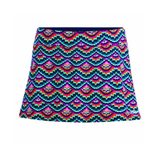 Dolfin Aquashape Swim Skirt Feathers A-line