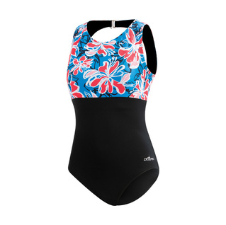 Dolfin Aquashape Wildflowers High Neck Clasp Back Swimsuit