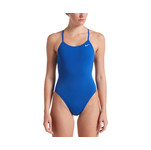 Nike Hydrastrong Solid Lace Up Tie Back One Piece