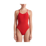 Nike Hydrastrong Solid Lace Up Tie Back One Piece