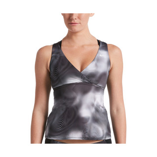 Nike Shift Layered Crossback Tankini Swimsuit Top