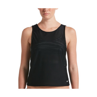 Nike Sport Mesh Convertible Layered 2 In 1 Tank Swimsuit
