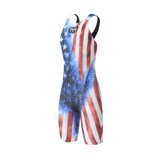 TYR Women's Avictor Supernova USA Closed Back Tech Suit