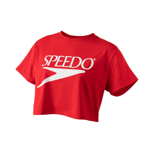 Speedo Vintage Logo Crop Tee