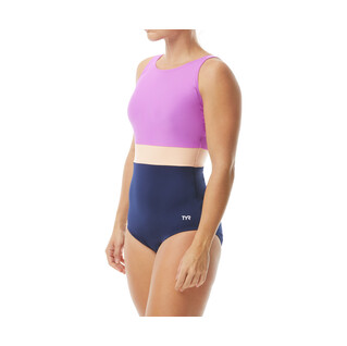 TYR Women's Fitness Belted Splices Controlfit One Piece