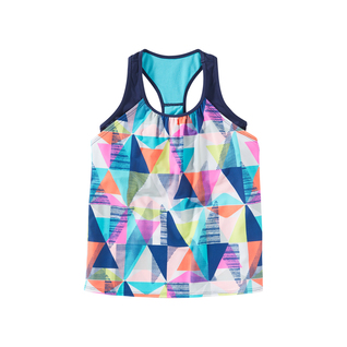TYR Girl's Jigsaw Ava 2 in 1 Tankini Top