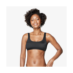Speedo Women's Active Recreation Rib Logo Bikini Top