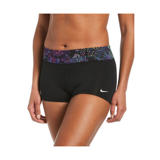 Nike Women's Neon Leaf Printed Kick Shorts