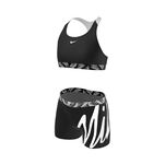 Nike Girls Script Logo Crossback Sport Bikini & Short Set