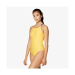 Speedo Womens Solid Tie Back One Piece