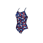 Arena Woman Lightning Colors Light Drop Back One Piece