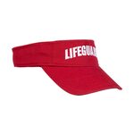 Lifeguard Visor | Professional Guard Hat Red Sun Cap Men Women Costume Uniform