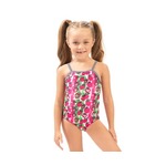 Dolfin Little Dolfin Printed Scoop Front One Piece with Straight Back