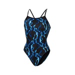Womens Reliance Print DBX Back 1-Piece - Jet Stream