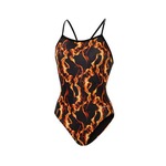 Womens Reliance Print DBX Back 1-Piece - Jet Stream