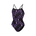 Womens Reliance Print DBX Back 1-Piece - Jet Stream