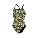 Dolfin XtraSleek Women's Supernova Green V-2 Back One Piece Swimsuit