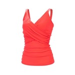 Dolfin Aquashape Solid Wrap Tankini Top Female