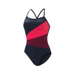 Aquashape Women's Moderate Color Block One Piece Swimsuit