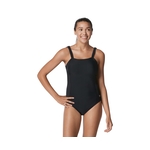 Speedo Women's Standard Swimsuit One Piece Adjustable Square Neck Contemporary Cut product image
