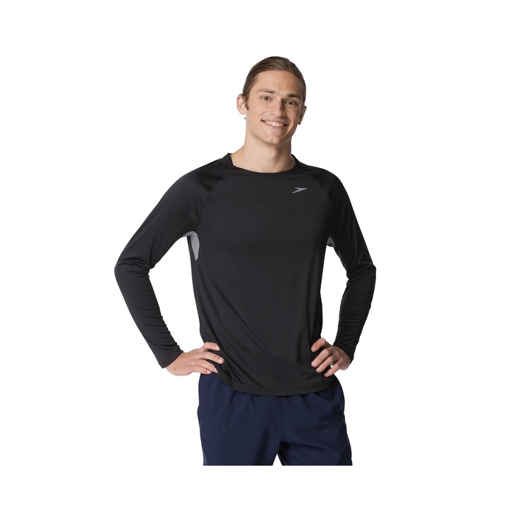 Speedo Men's Standard Uv Swim Shirt Long Sleeve Fitness Rashguard product image