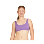 Speedo Women's Active Recreation Rib Logo Bikini Top