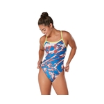 Women's Cyclone Swirl Flyback One Piece Swimsuit
