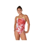 Women's Cyclone Swirl Crossback One Piece Swimsuit