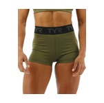 Tyr Solid Women Base Kinetic Mid-Rise Logo Short 2