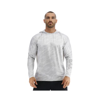 Tyr SunDefense Men's Vented Hooded Shirt - Camohex