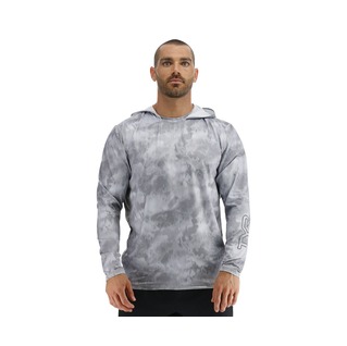 Tyr SunDefense Men's Vented Hooded Shirt - Turbulent