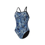 Dolfin XtraSleek Women's Supernova Green V-2 Back One Piece Swimsuit