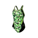 Dolfin Reliance Women's Molten Blue DBX Back One Piece Swimsuit