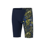 Reliance Men's Printed Vapor Blue and Color Blocked Leg Jammer