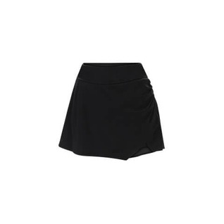 Dolfin Women's Aquashape Black High Waisted Wrap Front Swim Skort